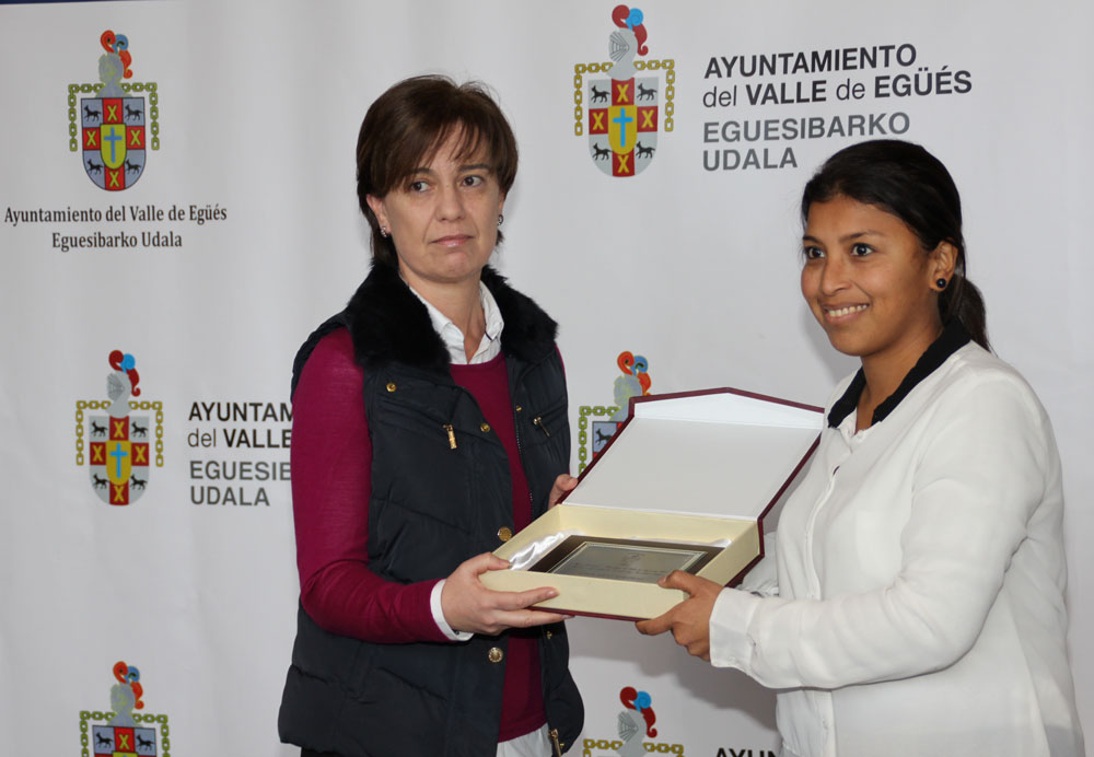 Borja Virto premiado en la Gala del Deporte del Valle de Eg&uuml;&eacute;s
